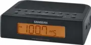 Sangean RCR-5BK Digital AM/FM Clock Radio (Black) Black