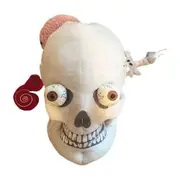 Giant Microbe Skull Human Biology Soft Plush Cuddle 25cm Stuffed Toy w/ Pocket