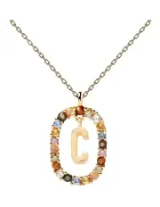 [PDPAOLA] Letter C Multi Necklace