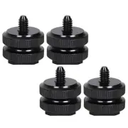 Camera Hot Shoe Mount to 1/4inch-20 Tripod Screw Adapter,Flash Shoe Mount8323