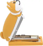 ROMISBABA Puppy Stapler Stapler School Supplies College Mini Stationery Mini Office Supply Kit PVC Soft Glue Light Brown
