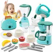 Pretend Play Kitchen Appliances Toy Set Kids Kitchen Accessories Set CoffeeMaker