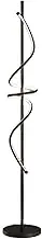 Modern Living Room Floor Lamp Bedroom Vertical Bedside Lamp Art Sofa Next to The Corner Decorative Ambient Light (Without Light Source) Standing Light(Black)