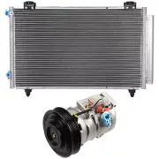 AC Condenser & AC Compressor Cooling For 2003-2004 Toyota Corolla 1.8L 1794CC l4 (for: Toyota)