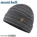 【MONT-BELL 日本 LT JACQUARD WARM CAP提花帽《鐵灰》】1118236/保暖帽/毛線帽/羊毛帽