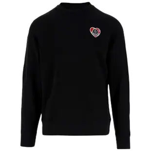 【MONCLER】秋冬新款 男款 心形品牌LOGO 長袖運動衫-黑色(M號、L號)