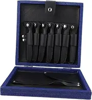 Tools Styling Tools Bag Hairdressing Combs Organizer Hair Scissors Storage Box in Denim