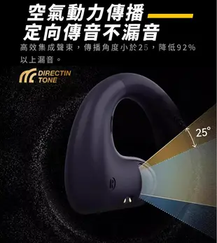 OneOdio OpenRock Pro S 開放式藍牙耳機 零配戴感不易漏音 通話降噪