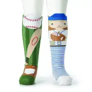DEMDACO Baseball Player & Bat Child's 18-36 Months Stretch Cotton Story Time Kne