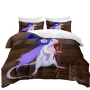 Cool and Cute Magus the Mouse Wizard Quilt Cover