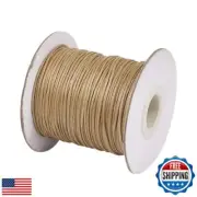 Cheriswelry 85 Yards 1mm Beading String Waxed Cords Korean Polyester Waxed Co