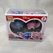 Funko Pocket POP! Disney Lilo & Stitch ~ STITCH & ANGEL ~ Keychain 2-Pack
