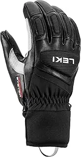 [Leki] Women's Griffin Pro 3D Gloves, Black, 6.5