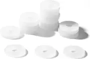 LitOrange 30 PCS Guitar Premium Strap Locks, Silicone (Softer Clear 30