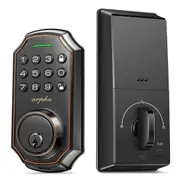 Keyless Smart Door Lock Entry Deadbolt Auto Lock Anti-Peeping Password Key