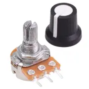 500K 16mm Logarithmic Splined Potentiometer with Soft Touch Knob