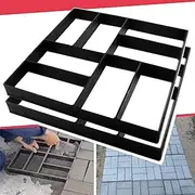 Anothera 2Pack 15.7"x15.7"x1.57" Walk Path Maker Reused Concrete Molds Pathmate Stone Molding Stepping Stone Paver Walk Way DIY Path Paving Garden Yard Patio Mold (8-Grid)…