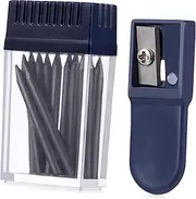 STOBOK Compass Lead Refill 2mm Circle Compass Core Pencil Lead Sharpener Set Student Drafting Tools for Drawing Compass