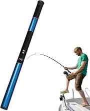 Compact Fishing Rod - Fiberglass Short Dropship Pole | Multifunctional Portable Short Telescopic Casting Fishing Pole Rods