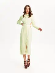 BNWT ALICE MCCALL LIME CREAM NIGHT SKY TRENCH - SIZE 8 AU/4 US (RRP $549