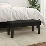 Home Decor | Upholstered Decorative Bench | Bench Seat for Entryway and Living Room | 70 x 30 x 30 cm | Faux Leather