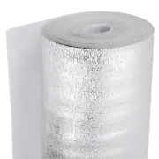 Reflective Insulation Foam Core Radiant Barrier 40" x 120" Double Side Foil Cold