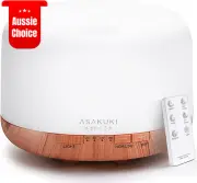 500ML Essential Oil Diffuser Ultrasonic Humidifier Remote 7 LED Lights