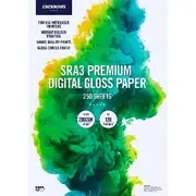 J.Burrows SRA3 200gsm Digital Coated Paper Gloss 250 Sheets