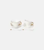 [Seletti] Seletti Meltdown set of 2 teacups, saucers, and teaspoons by Jordanluca