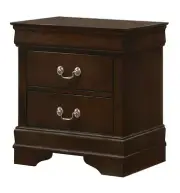 Table Nightstand Bedside End Drawer Storage Wooden Bedroom Side Brown Modern New