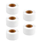 5Rolls White Thermal Paper 1-up File Folder Labels For Dymo 30327 LabelWriter