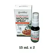 Mouth Spray Herbal extract Andrographis paniculata+Propolis Breath fresh 15 mlx2