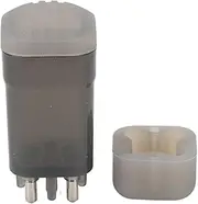 Scalp Applicator, Scalp Oil Comb Massage 8ml for Hair Serum (Transparent Black)