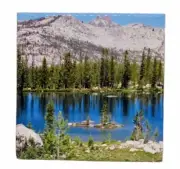 Sawtooth Wilderness Idaho Ceramic Tile Trivet Coaster Travel Souvenir 4" x 4"