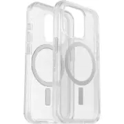 A - OtterBox Symmetry+ MagSafe Apple iPhone 15 Pro 6.1" Case Stardust Clear