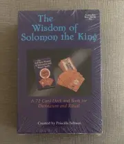 RARE Vintage Wisdom of Solomon the King Tarot Card Deck And Book SEALED NEW