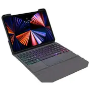 Bluetooth Keyboard Leather Case With Backlight & Touchpad For Ipad Air 10.9 Black Keyboards