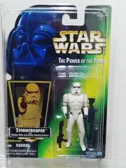 Star Wars Kenner Potf2 Stormtrooper Hologram Green Card Action Figure ~ Misp
