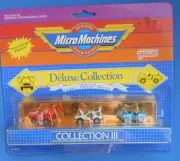 Vintage NEW 1989 Galoob Micro Machines Deluxe Collection #3 Mustang Cobra Camero