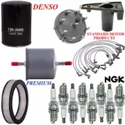 Tune Up Kit Filters Cap Wire Spark Plugs For FORD THUNDERBIRD V8 5.0L 1983 (for: Ford)