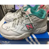 在飛比找蝦皮購物優惠-New balance nb 608 藍綠 桃紅老爹鞋復古鞋