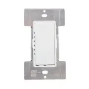 LEVITON MCX10-1LW MURAL DIGITAL FLUORESCENT MARK-10 DIMMER, 120V, 1000VA, WHITE