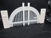 DC Hall of Justice Diorama Facade Model Kit (10" x 19") Assembled Unfinished