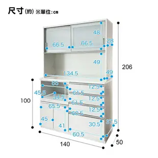 ◎耐蒸氣防霉防爆櫥櫃 N POSTIA 140KB WH TW NITORI宜得利家居