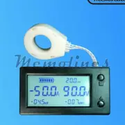 DC300V 100A 200A 400A LCD Hall Effect Coulometer Voltmeter Ammeter Sensor Meter