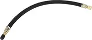 X AUTOHAUX Tire Valve Stem Air Inflation Adaptor Durable 300mm Long Tire Valve Extension Rubber Black