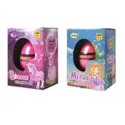 Kids Toys Hatching Rainbow Eggs 2 Set Surprise Growing Fun Unicorn Mermaid Play Educational Activity Sensory Gift Magical Discovery