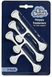 Big Softies Nappy Fasteners Assorted Pack, Multicolour | FREE SHIPPING NEW AU