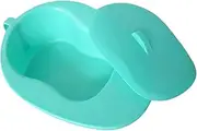 Generic Thick Bedpan with Lid Load Bearing Heavy Duty Smooth Easily to Clean with Handle Seat Urinals Potty for Men and Women Home Use