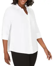 Foxcroft Plus Taylor Blouse